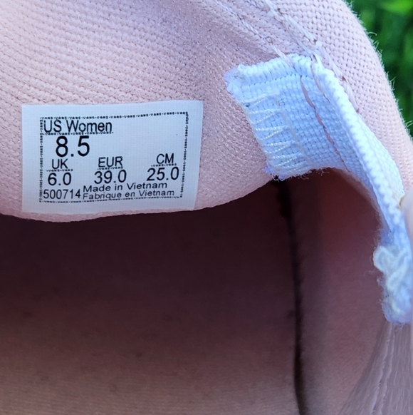 Vans Pink Slip-On Sneakers - Picture 5 of 6